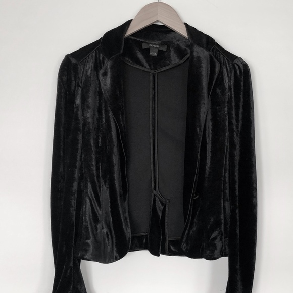 black velvet Express blazer - Picture 1 of 5